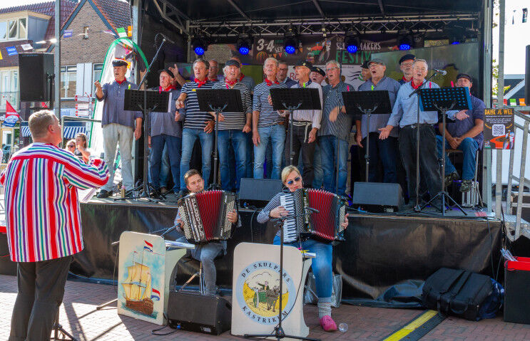 De Skulpers op het podium tijdens het Smaakmakersfestival