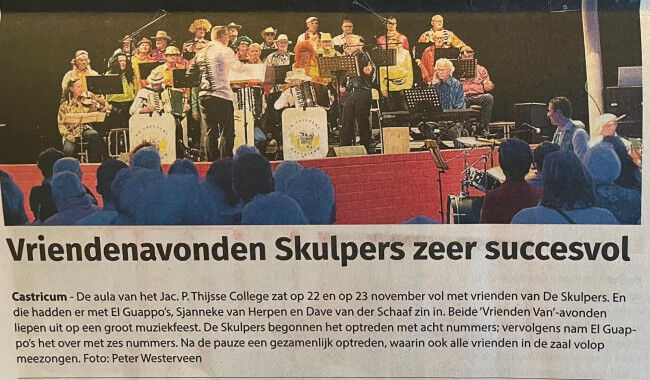 Verslag in De Castricummer van 27 november 2024